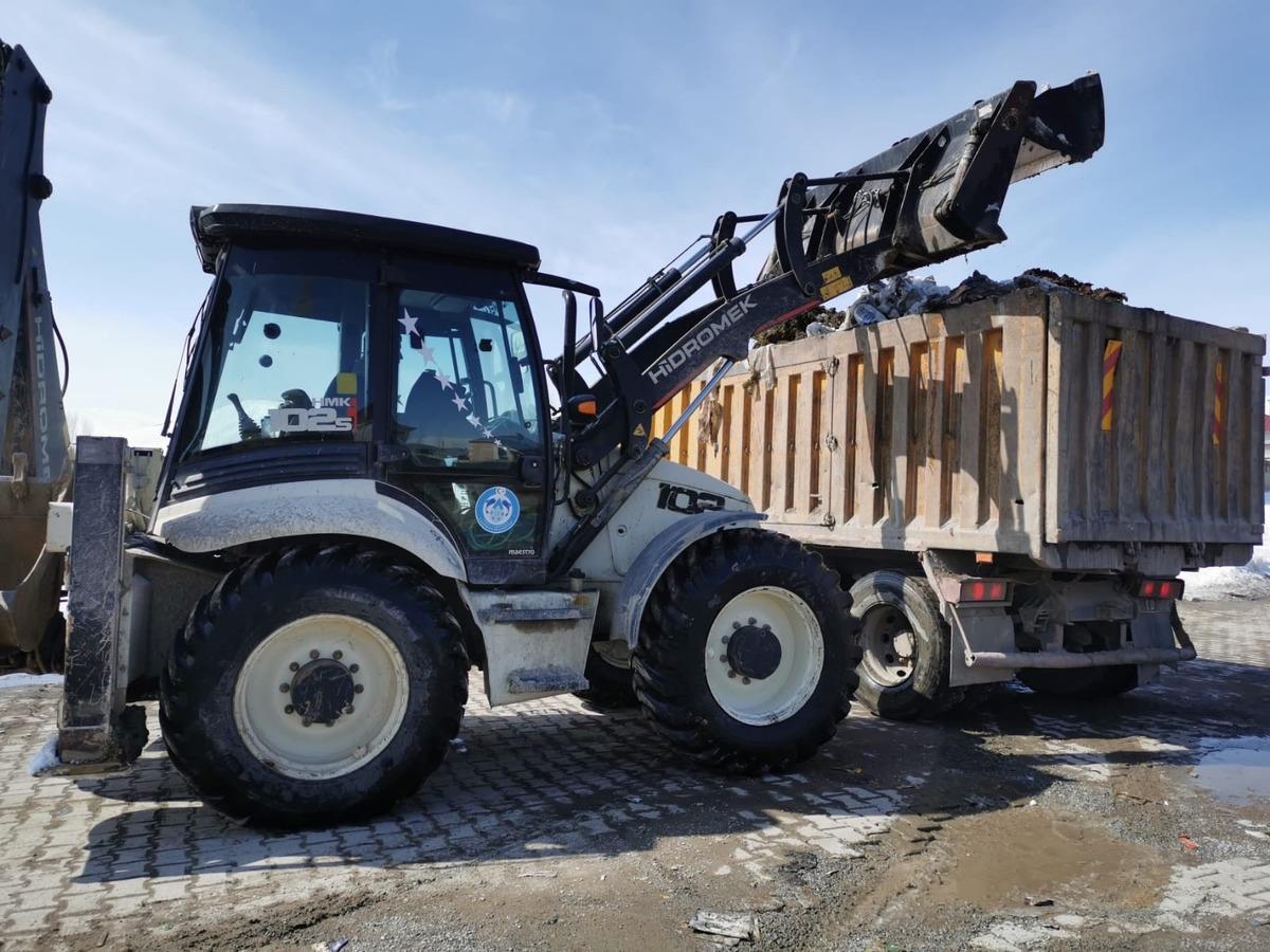 &Ccedil;aldıran Belediyesinden bahar temizliği