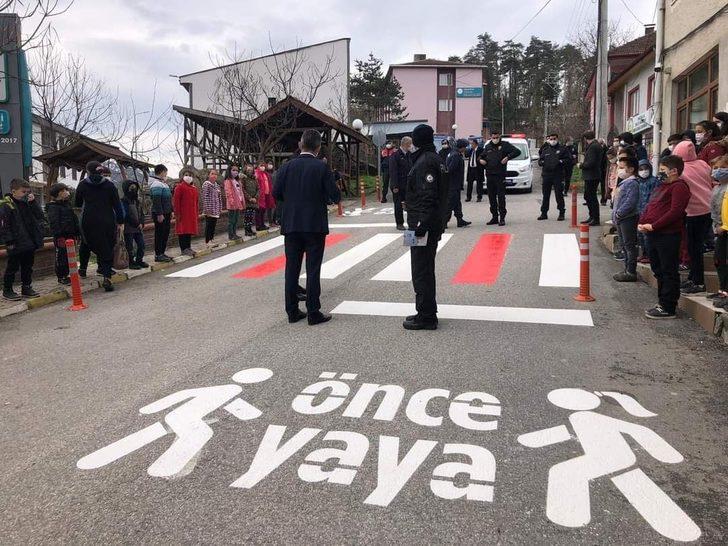 Yığılca’da önce yaya uygulaması yapıldı G1
