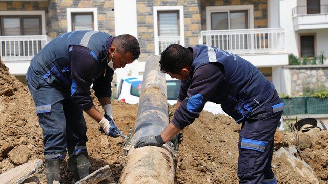 Datça Yeni Çeşme’de İçme Suyu Hatları Yenilendi
