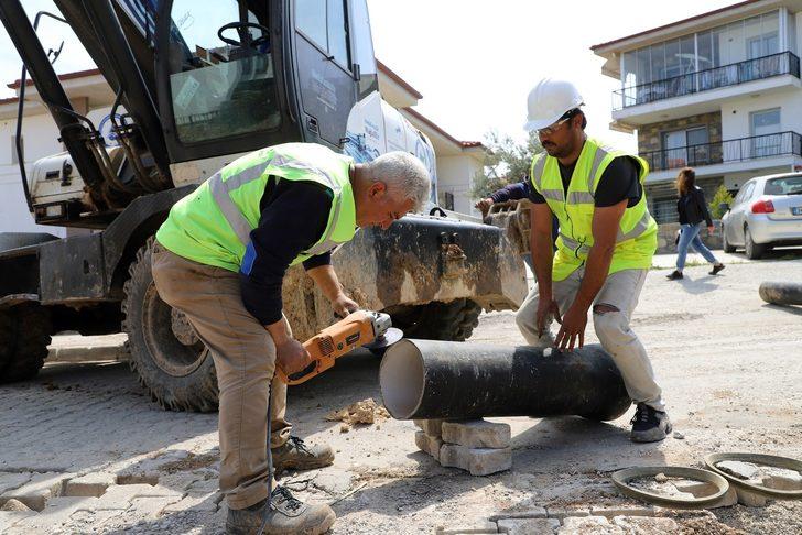 Datça Yeni Çeşme’de İçme Suyu Hatları Yenilendi G3