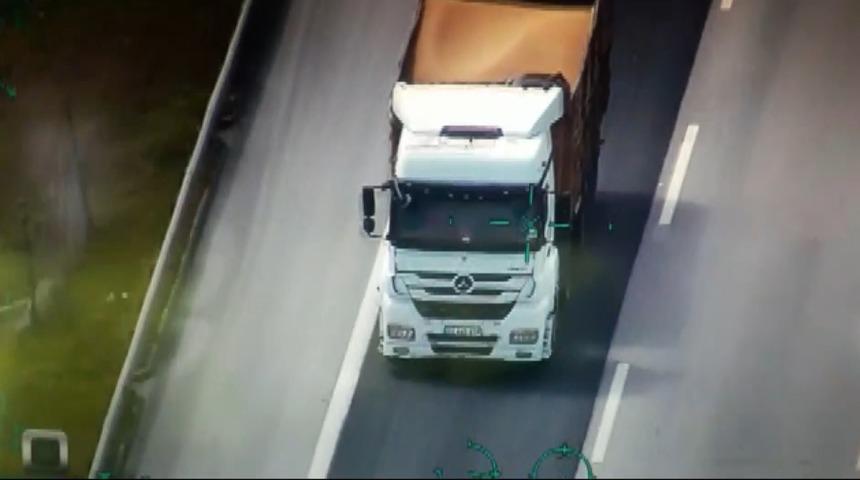 Kuralları ihlal edenler helikopterden ka&ccedil;amadı