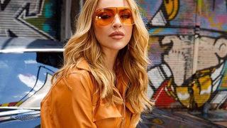 Hadise'nin pembe elbiseli pozlarına beğeni yağdı!