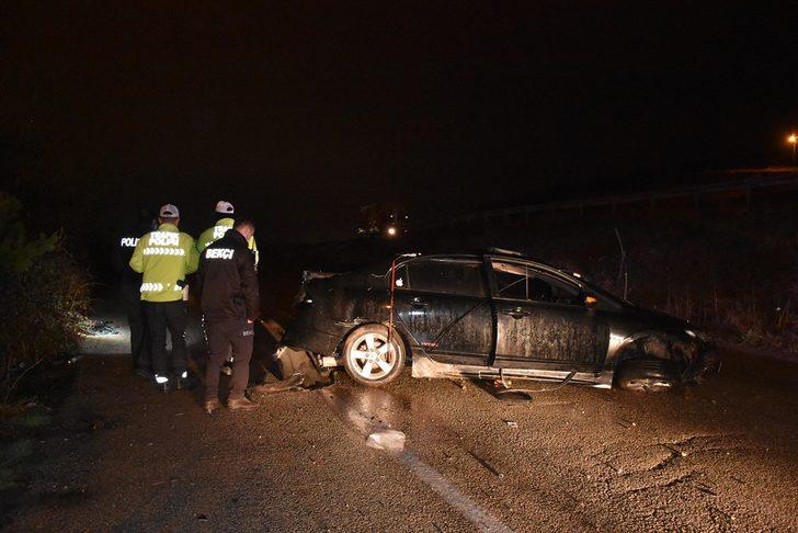 Kırıkkale'de otomobil devrildi: 2 yaralı G1