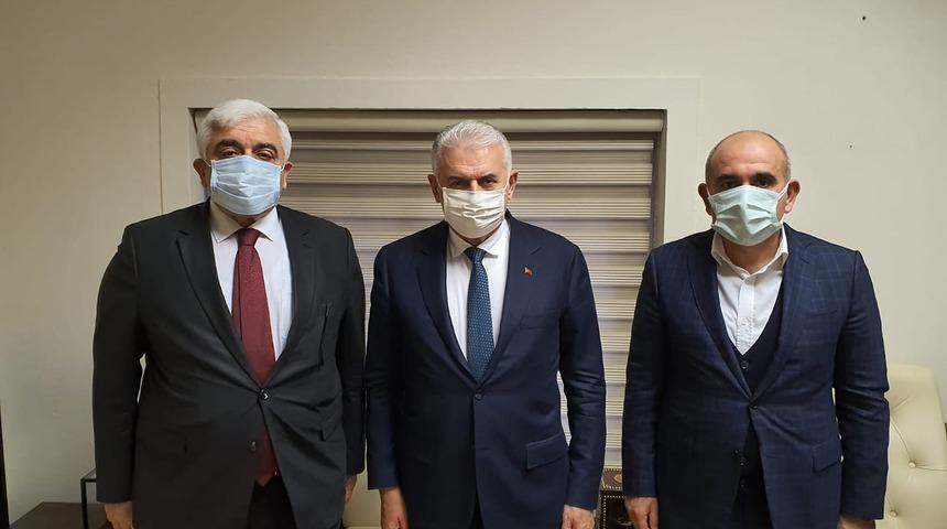 Binali Yıldırım’a hayırlı olsun ziyareti