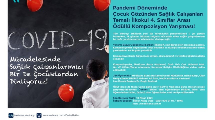 &Ccedil;ocukların g&ouml;z&uuml;nden sağlık &ccedil;alışanları yarışması