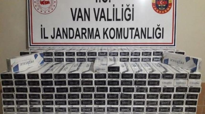 Başkale&rsquo;de 2 bin 815 paket ka&ccedil;ak sigara ele ge&ccedil;irildi