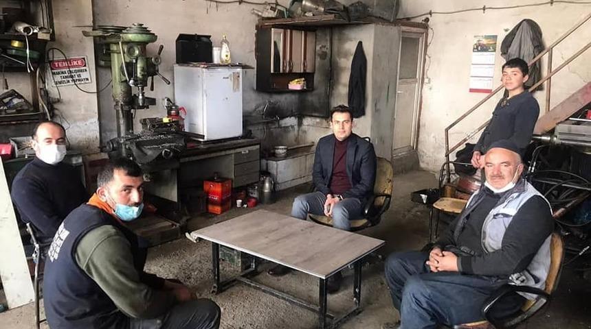 Kaymakam İlidi&rsquo;den sanayi esnafına ziyaret
