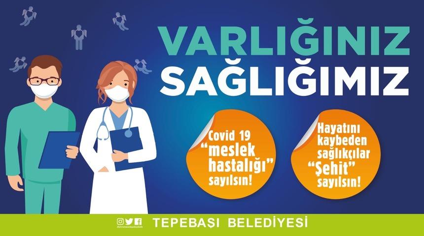 Başkan Ataç hayatını kaybeden sağlık çalışanlarını andı