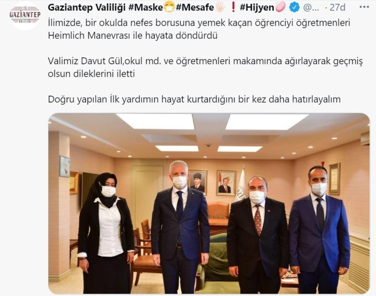 Validen, &ouml;ğrencinin hayatını kurtaran &ouml;ğretmenlere teşekk&uuml;r
