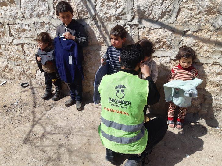 İmkander’den kampta kalan çocuklara giyim yardımı G1