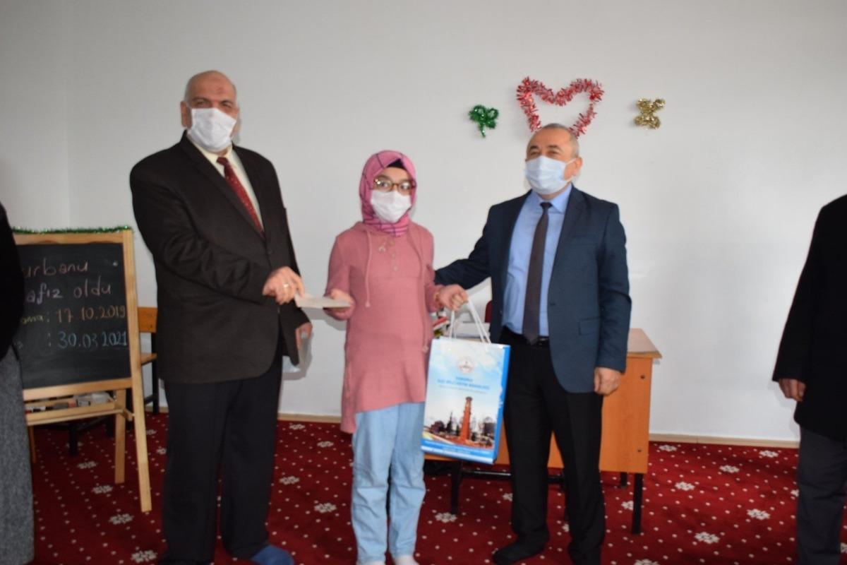 Sungurlu&rsquo;da 8 &ouml;ğrenci hafızlık belgesi aldı