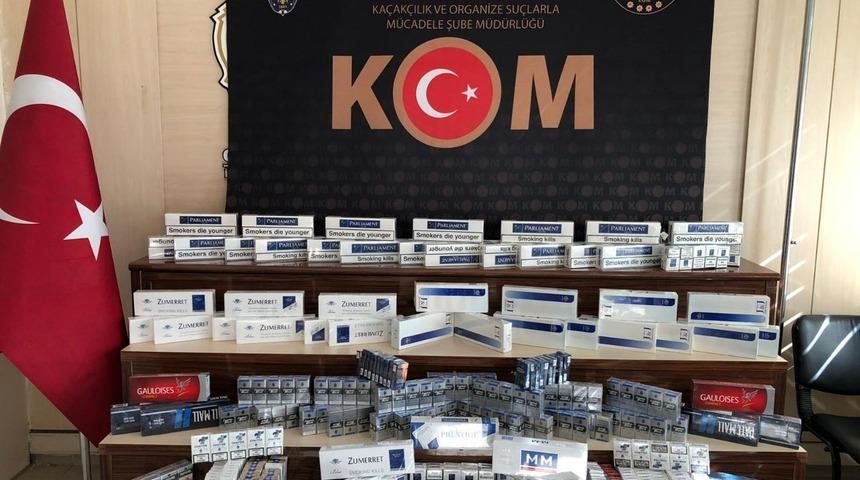 Gaziantep&rsquo;te ka&ccedil;ak bin 323 paket ka&ccedil;ak sigara ele ge&ccedil;irildi