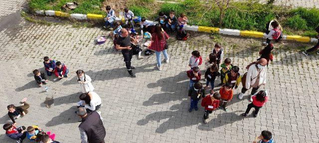 Cizre’de anaokulu öğrencileri için yangın tatbikatı gerçekleştirildi