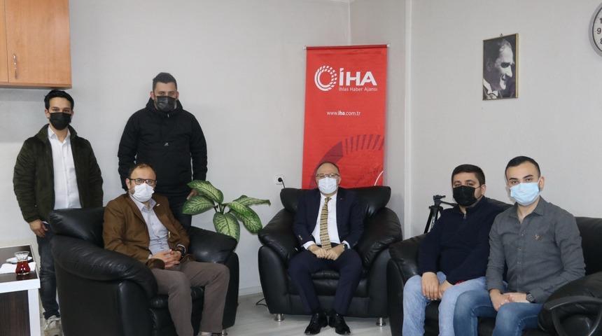 Vali Tutulmaz&rsquo;dan İHA&rsquo;ya ziyaret