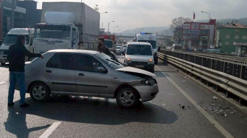 Samsun&rsquo;da otomobil bariyere &ccedil;arptı: 1 yaralı