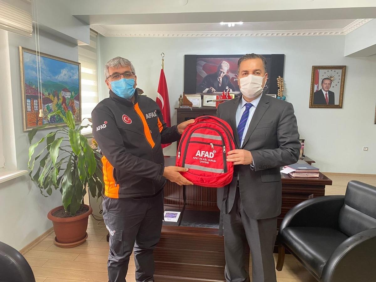 Deprem Sim&uuml;lasyon Tırı Dinar&rsquo;da