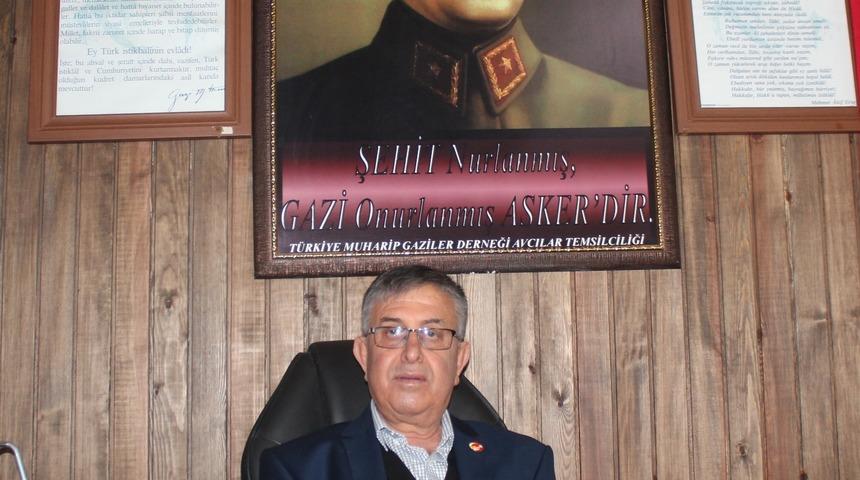 Gaziler Derneği Başkanı Osman Sara&ccedil; g&uuml;ven tazeledi