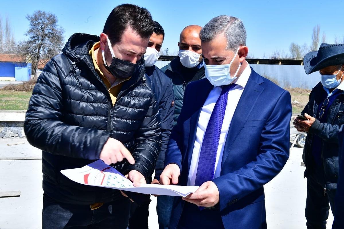 &Ccedil;ınar, Kaynarca&rsquo;da yatırım alanlarını inceledi