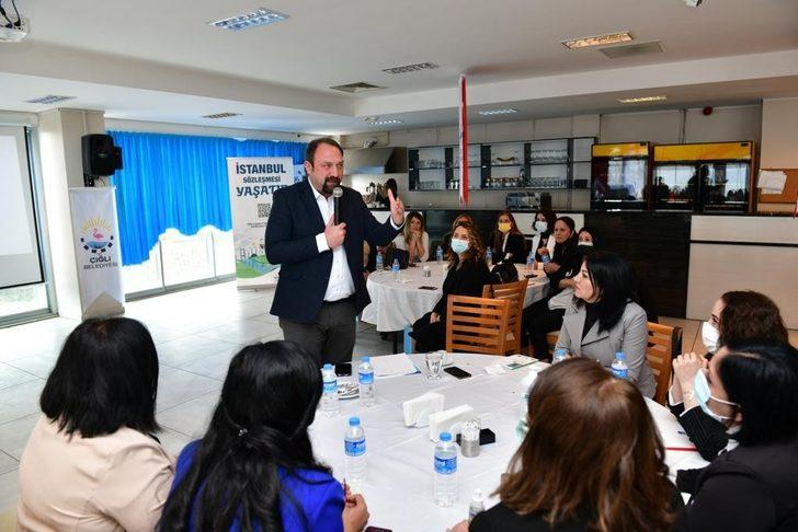 Çiğli’de kadına yönelik hayata geçirilen projeler anlatıldı G3
