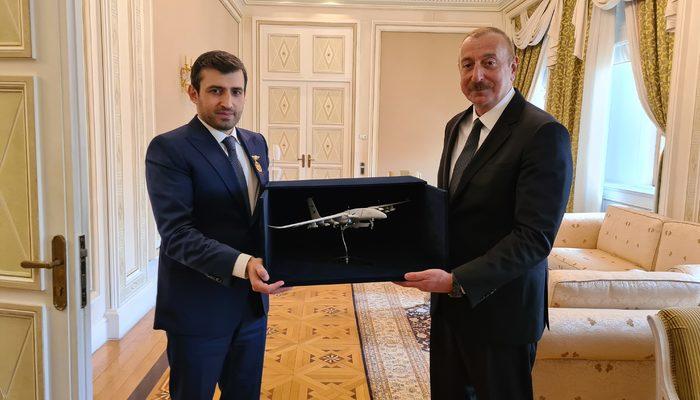 Aliyev'den Selçuk Bayraktar'a madalya!