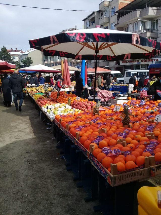 Korona virüs tedbirler kapsamında semt pazarı kuruluş günleri değişti