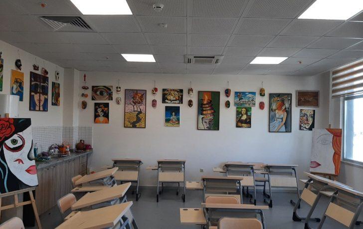 Köy okulları duvarları sanatla renklendi G2