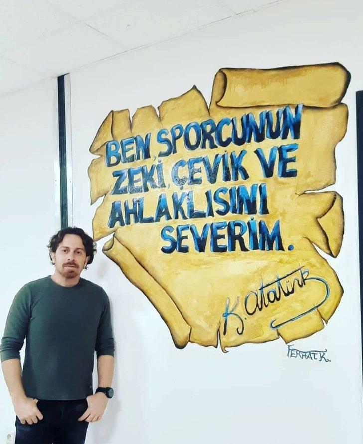 Köy okulları duvarları sanatla renklendi G5