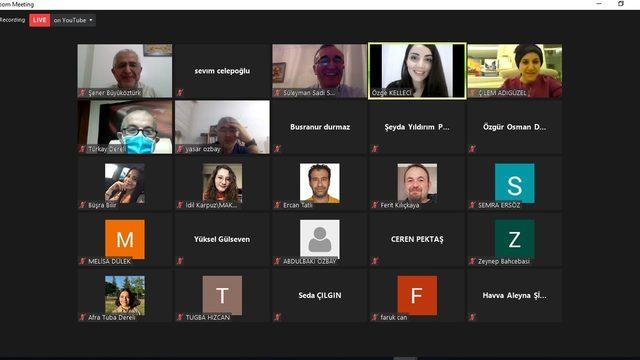 HKÜ’de salgın sürecindeki eğitim konuşuldu