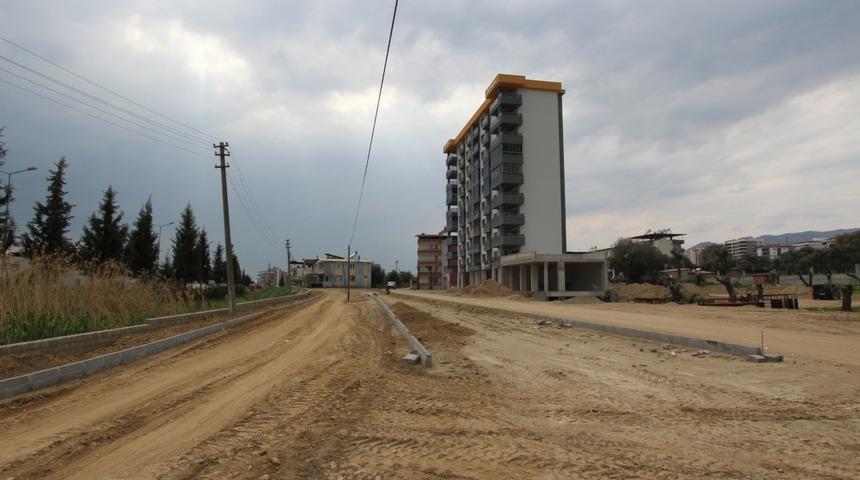 Nazilli&rsquo;de yol yapım &ccedil;alışmaları s&uuml;r&uuml;yor