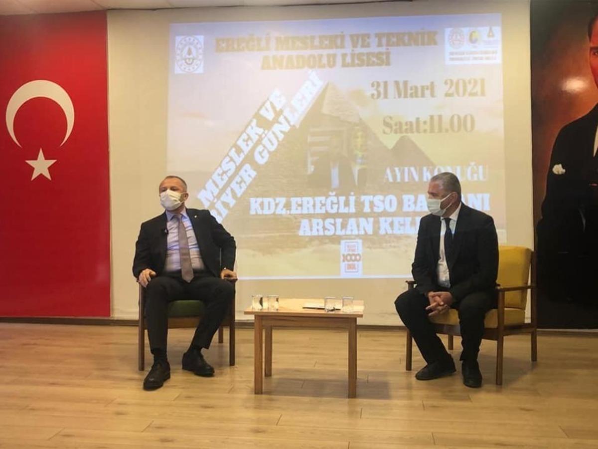 TSO Başkanı Keleş, &ouml;ğrencilerle buluştu