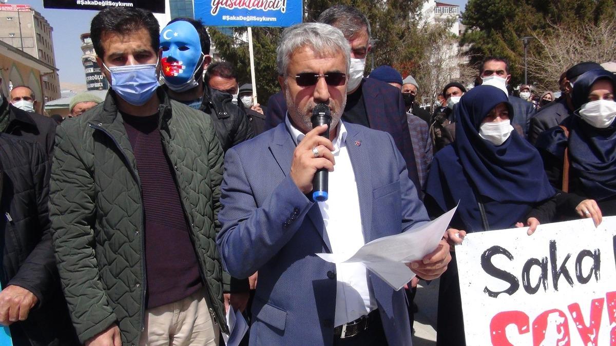 Van SDİ&rsquo;den Doğu T&uuml;rkistan&rsquo;daki soykırıma kınama
