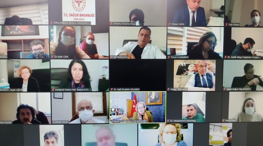 Kırklareli Sağlıklı Beslenme ve Hareketli Hayat Kurulu toplantısı