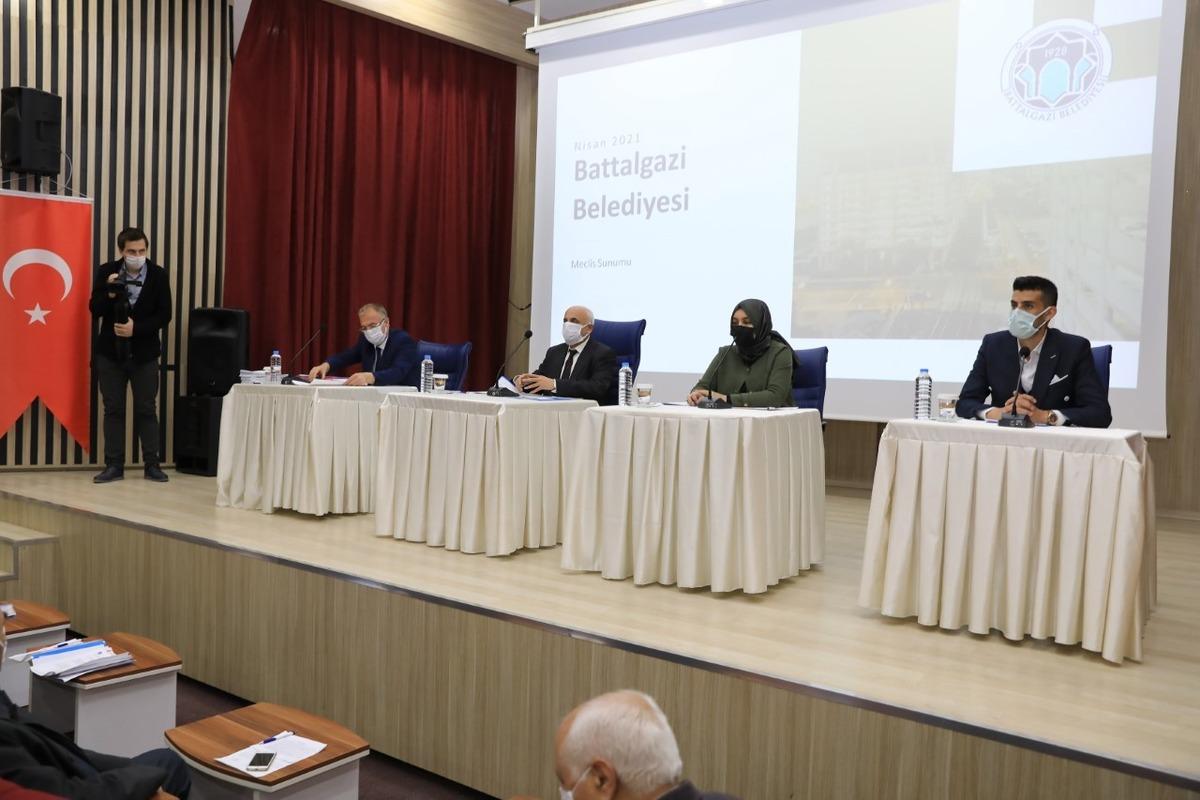 Battalgazi Meclisi Nisan ayı olağan toplantısı tamamlandı