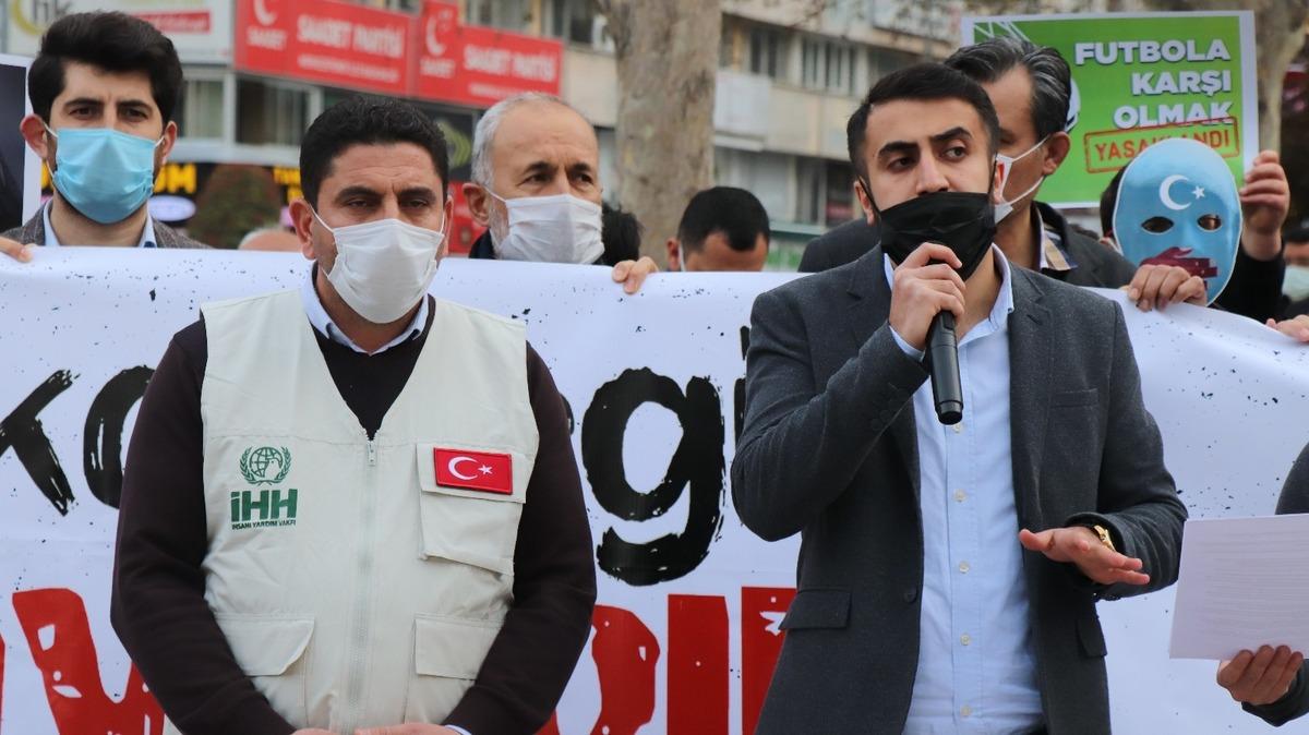 Denizli&rsquo;de STK&rsquo;lardan Doğu T&uuml;rkistan&rsquo;daki soykırıma kınama  &uuml;