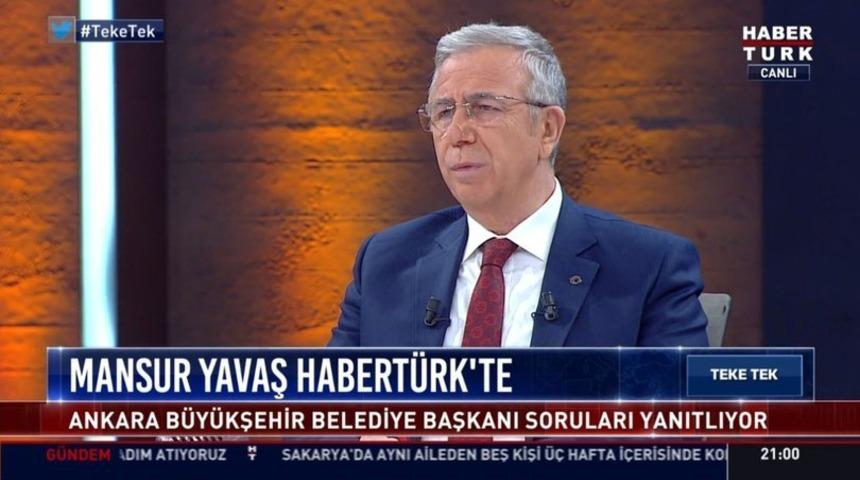 Mansur Yavaş'tan canlı yayında dikkat çeken açıklamalar