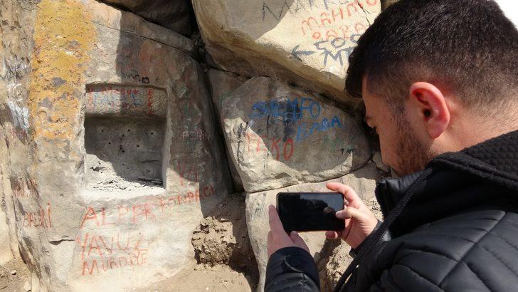 Define avcıları tarihi zindanı fünyeyle patlatmak istedi G3