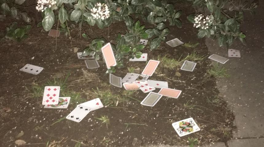 Samsun'da evde kumar oynayan ve Kovid-19 tedbirlerini ihlal eden 9 kişiye para cezası