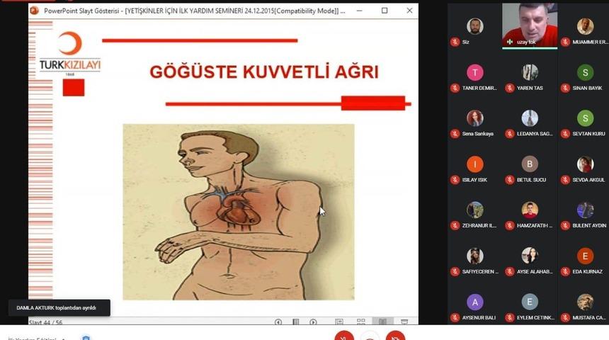 Sultanhisar MYO&rsquo;da ilk yardım semineri d&uuml;zenlendi