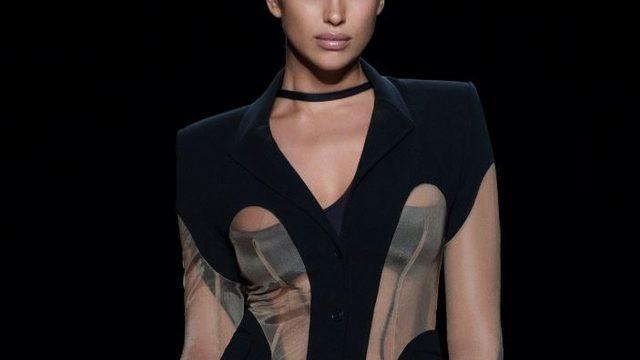 Irina Shayk podyumda! Arkasını dönünce herkes şaşırdı