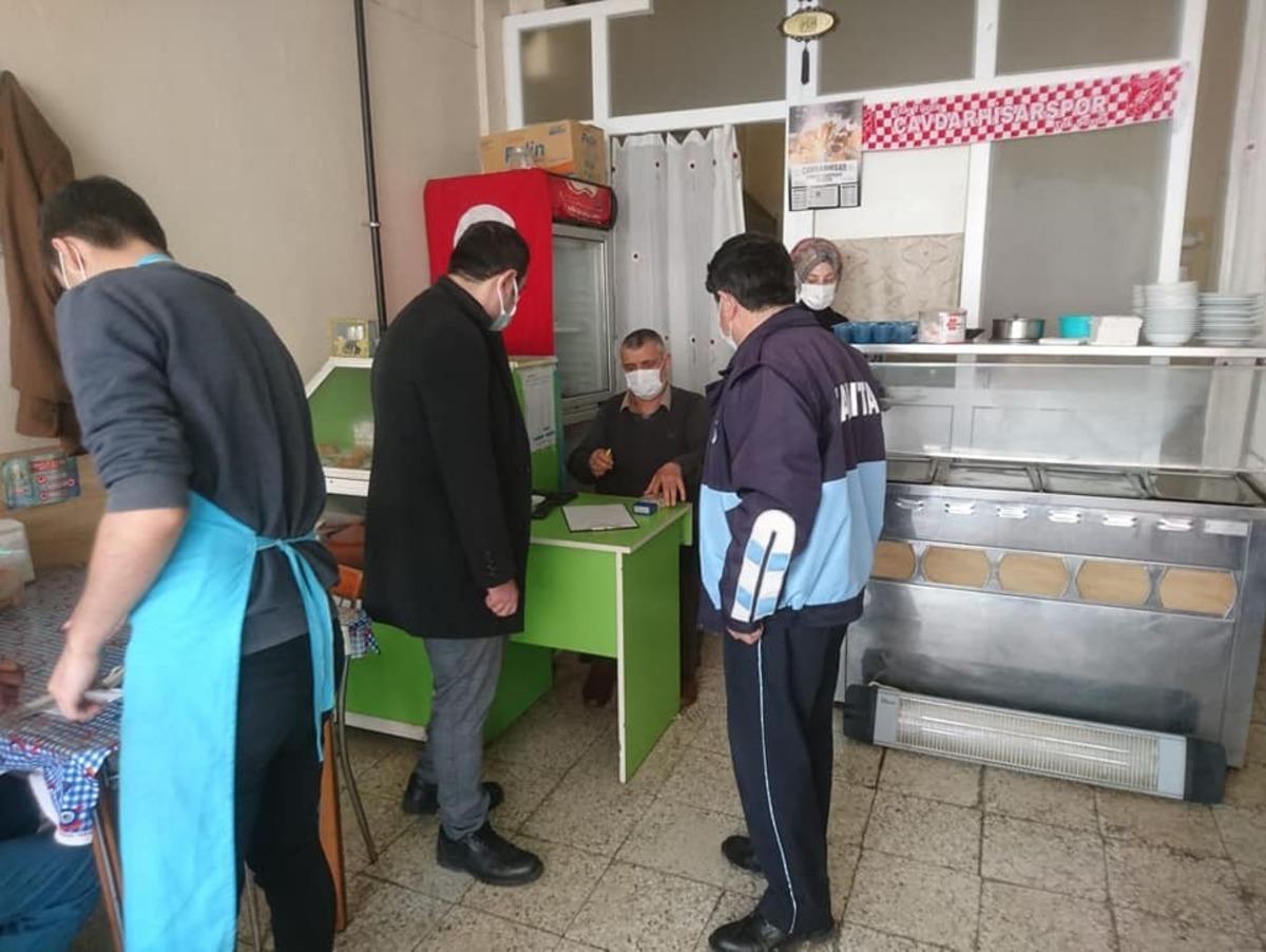 Belediye personelinden Korona vir&uuml;s denetimleri