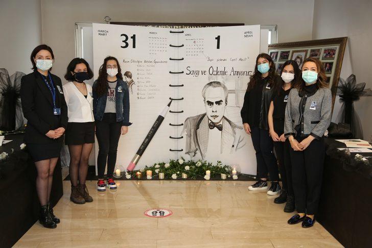 Öğrenciler, okulun kurucusunu kara kalem ile resmetti G1