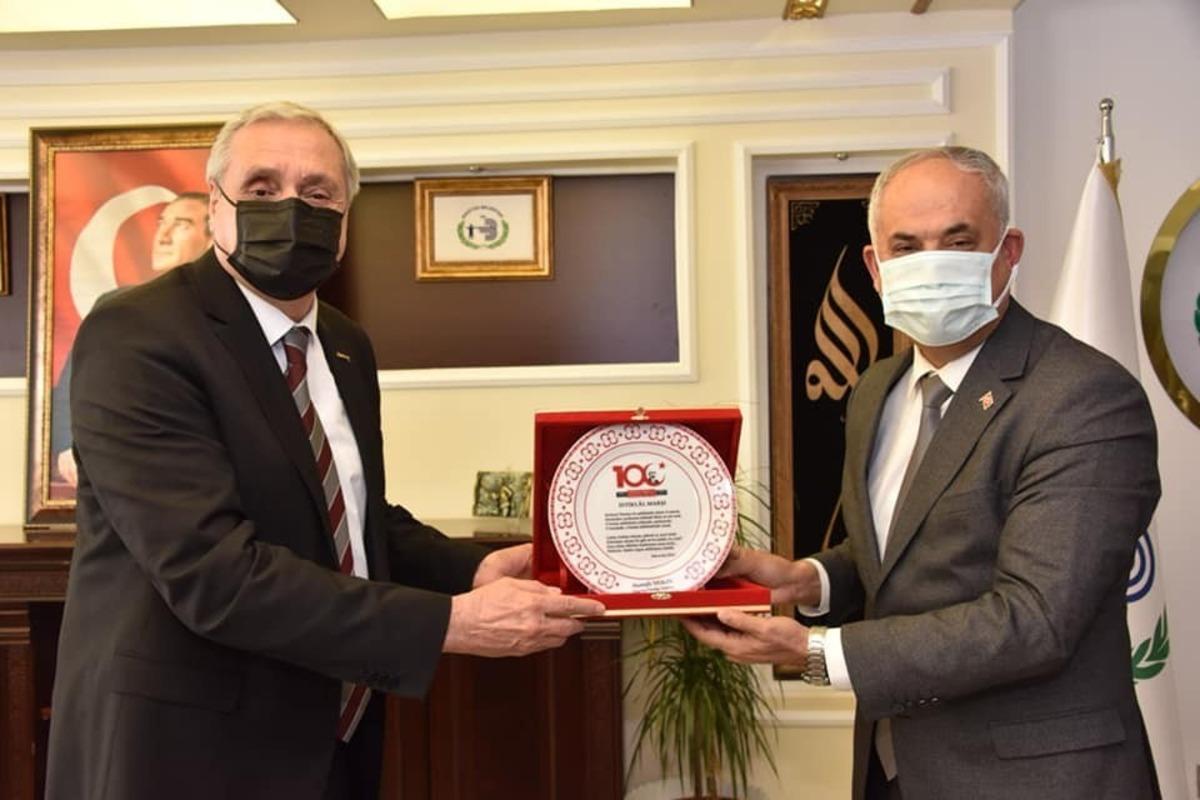 Başkan Yaman&rsquo;ın Boz&uuml;y&uuml;k temasları