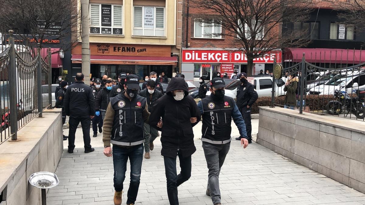Eskişehir merkezli 4 ilde uyuşturucu operasyonu