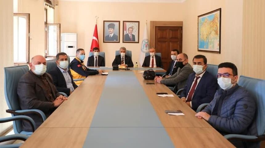 Erzincan&rsquo;da İl Pandemi Kurulu toplantısı yapıldı