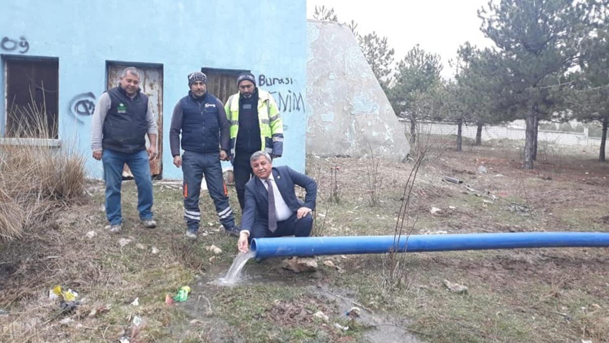 Altıntaş&rsquo;ta i&ccedil;me suyu hattı yenileme &ccedil;alışmaları