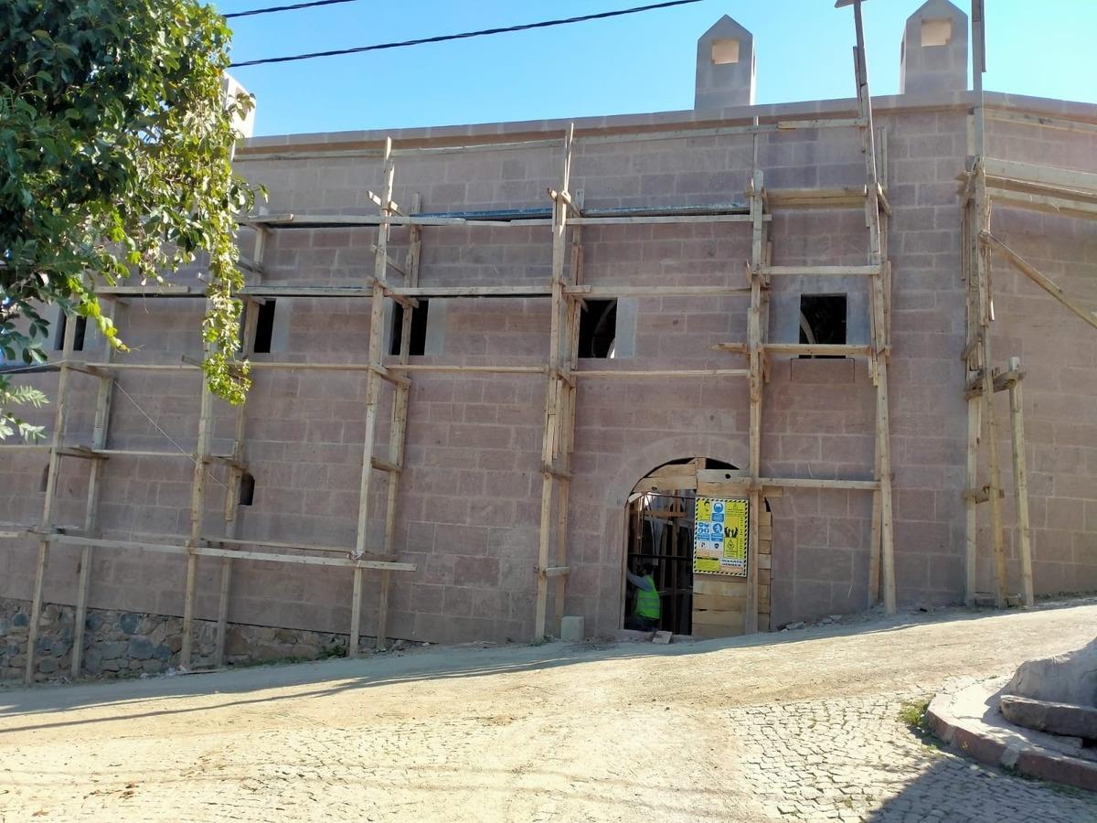 Tarihi Taşhan restorasyonunda sona gelindi