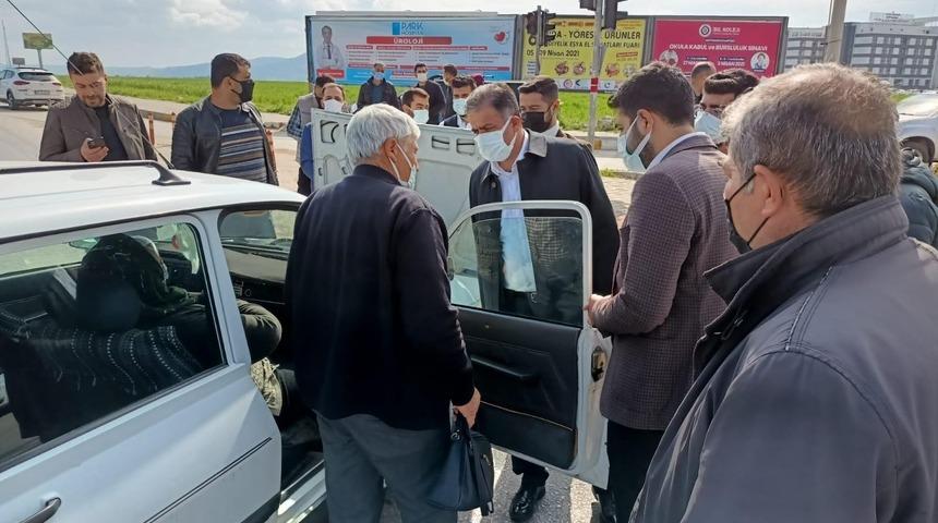 Milletvekili Fırat,  kazazedelerle ilgilendi