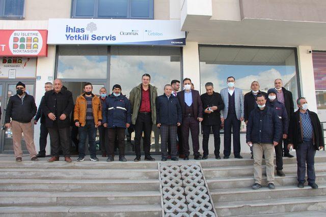 Erzurum’da İhlas Yetkili Servisi yeni binası düzenlenen törenle hizmete girdi