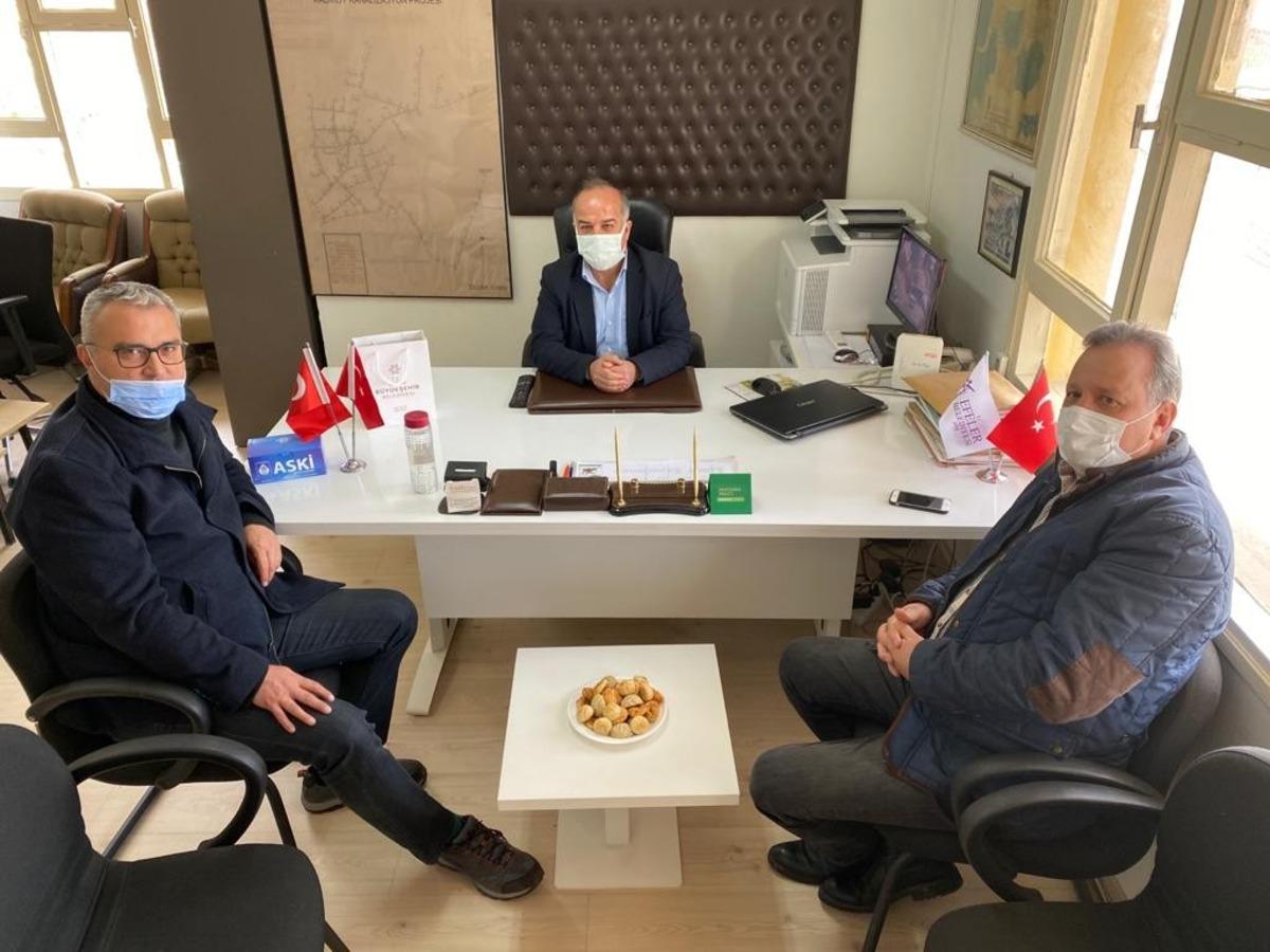 Aydın B&uuml;y&uuml;kşehir Belediyesi Efeler&rsquo;in muhtarları ile bir arada