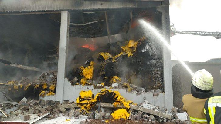 Uşak OSB’de iplik fabrikasında korkutan yangın G3